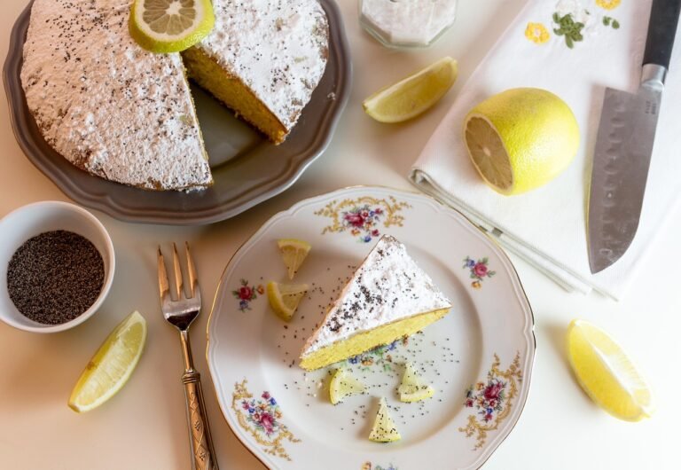 lemon chia seed cake