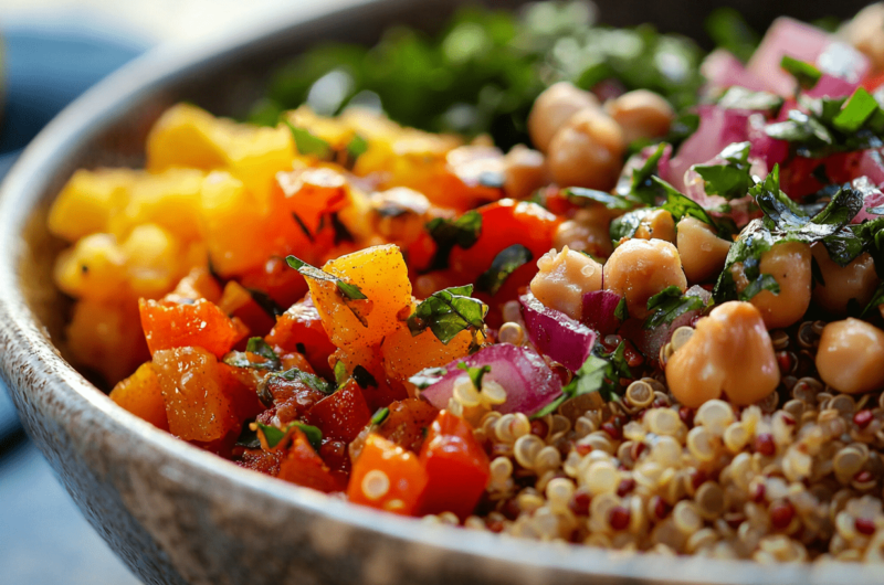 Quinoa Chickpea Buddha Bowl